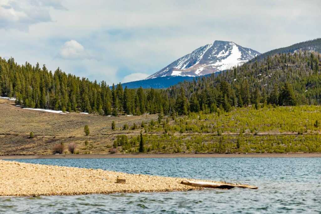 Lake Dillon and Snow Mountain