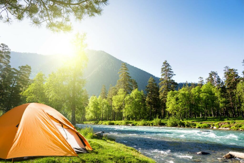 Camping at Pine Cove Campground at Lake Dillon